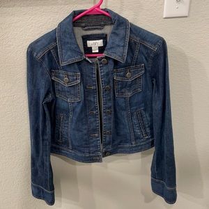 Loft jean jacket. Size 4. Hardly worn.